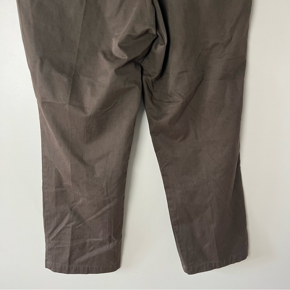 Dockers Flat Front Relaxed Fit Brown Pants 40X32 - Picture 6 of 11